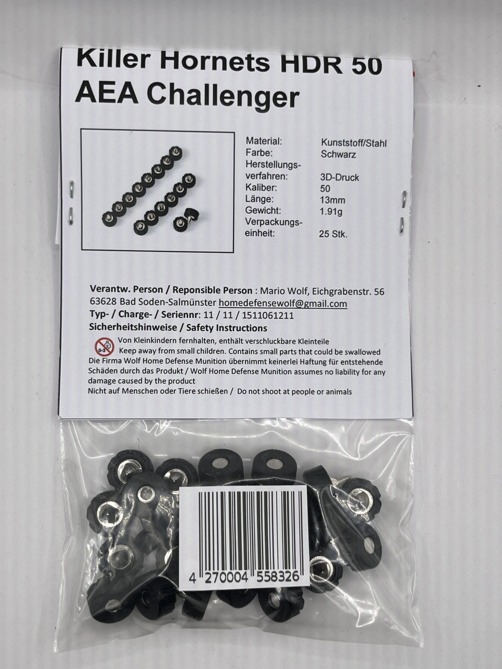 25 x T1 KILLER HORNET | HDR50 BB Markierer Munition | Kaliber 50 - Image 4