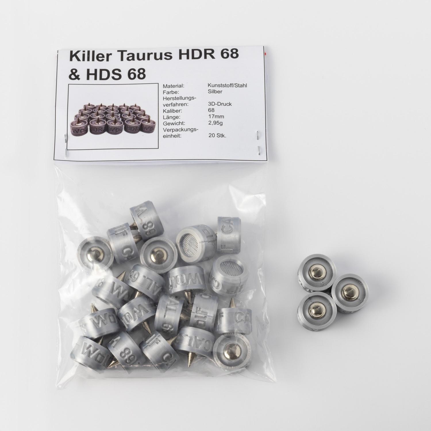 20 x Taurus T1 Geschosse | Cal. 68 | HDR68 | HDS68 | 20 Stück | BB Markierer Munition - immagine 2