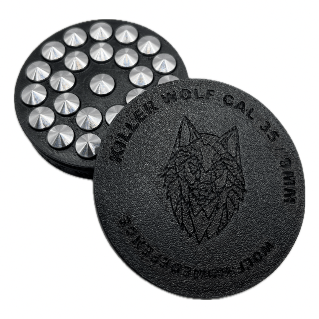 25x | Killer Wolf 9mm Kaliber 35 BB Markierer – Bild 2